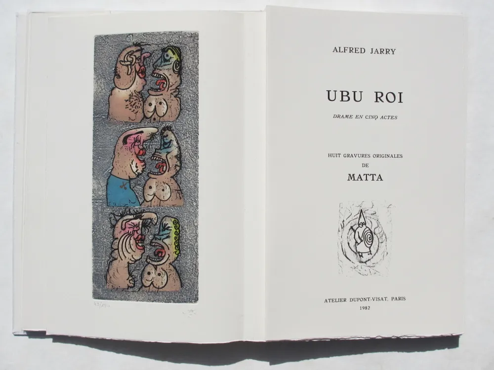 Eau-Forte Et Aquatinte Matta - Ubu Roi. Drame en cinq Actes