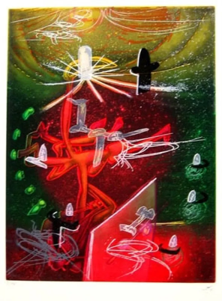 Eau-Forte Matta - UNE SAISON EN ENFER (Carpeta)