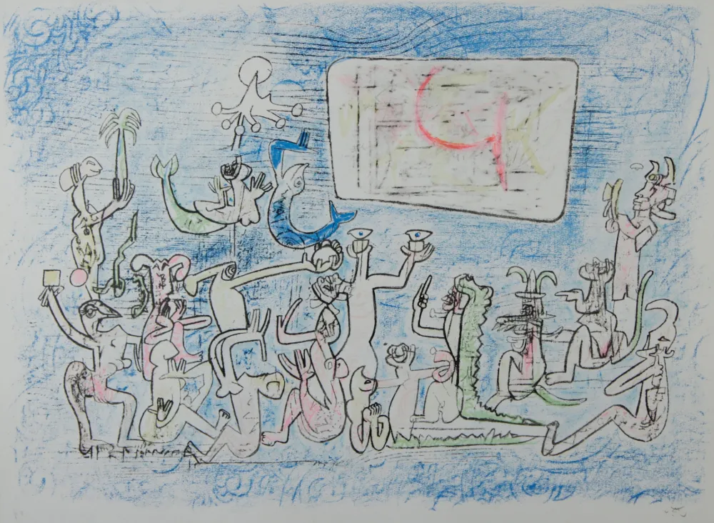 Lithographie Matta - Untitled