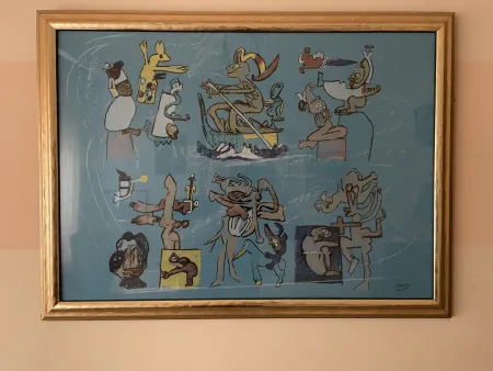 Lithographie Matta - Verbo America