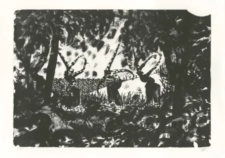 Lithographie Mattotti - Tiepolo - La Danse