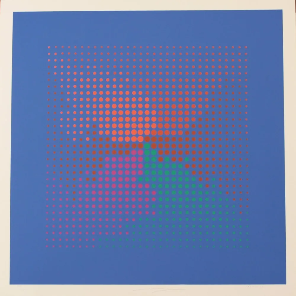 Lithographie Mavignier - DEFORMED SQUARE - EXACTA FROM CONSTRUCTIVISM TO SYSTEMATIC ART 1918-1985