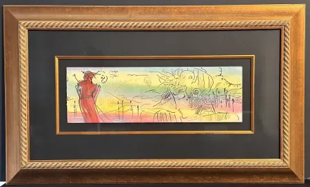 Aucune Technique Max - Untitled Original Watercolor on Paper