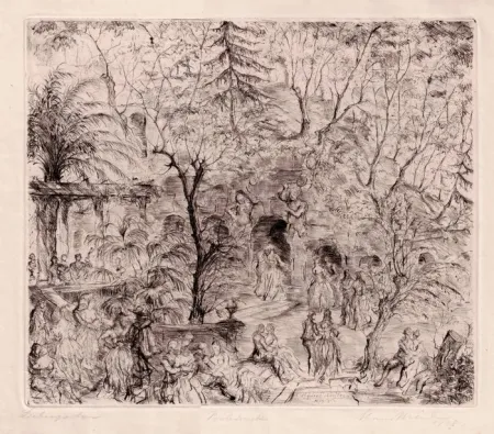 Eau-Forte Meid - Liebesgarten / Garden of Love