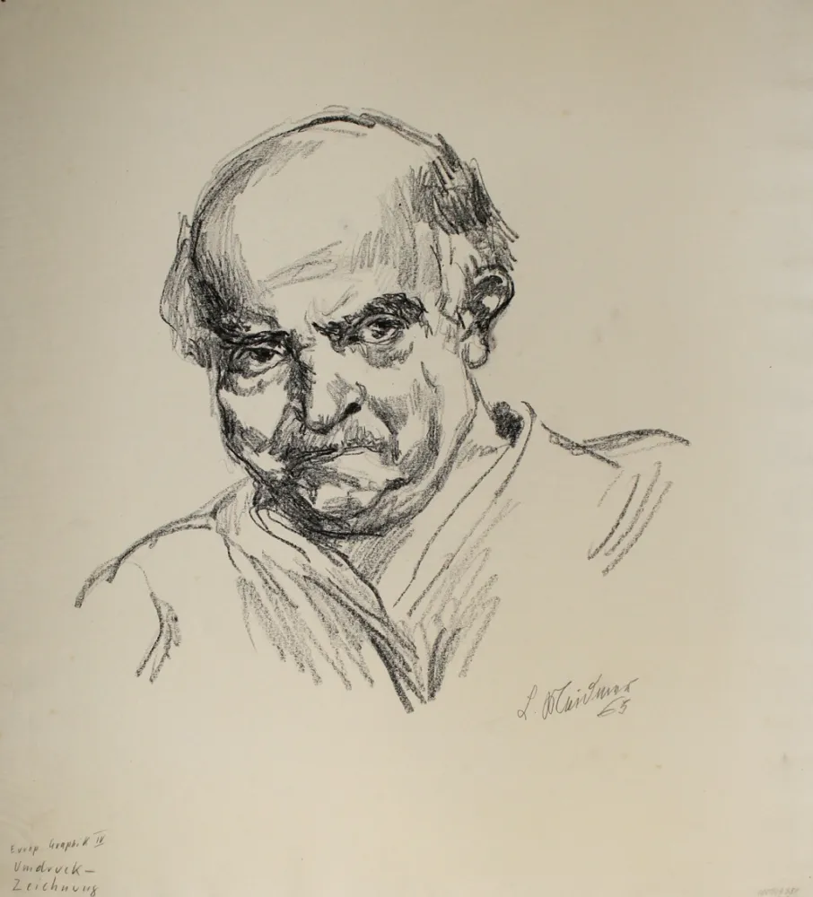 Aucune Technique Meidner - Selbstbildnis nach links