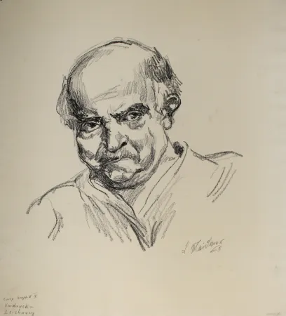 Aucune Technique Meidner - Selbstbildnis nach links