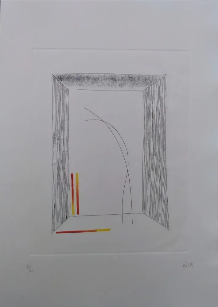 Eau-Forte Et Aquatinte Melotti - Senza titolo