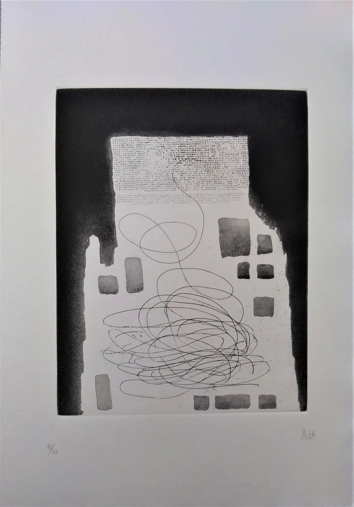 Eau-Forte Et Aquatinte Melotti - Senza titolo