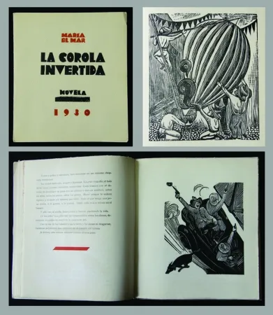 Gravure Sur Bois Mendez - La Corola Invertida - novella by Maria Del Mar