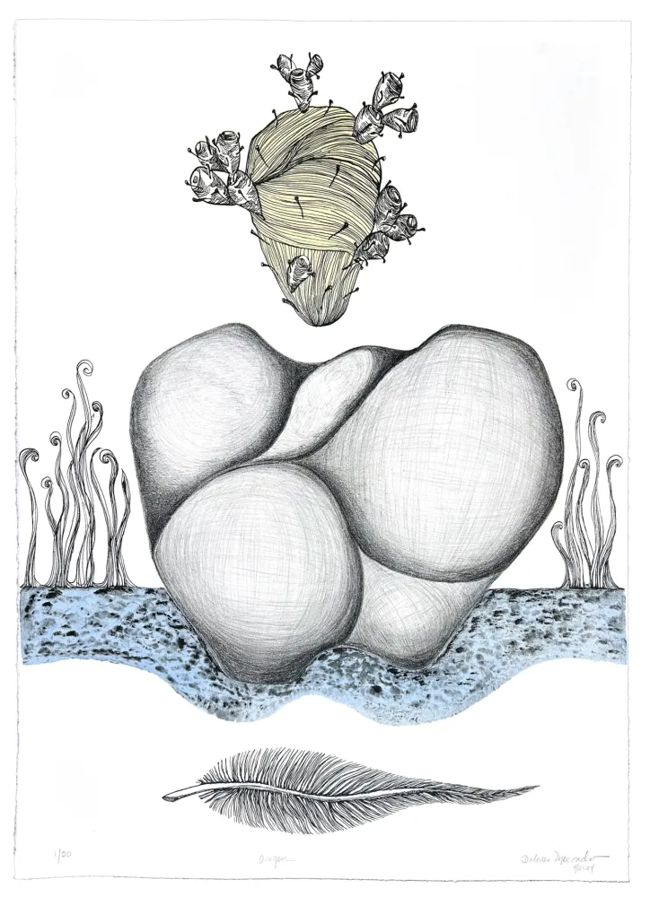 Lithographie Mercado - Origen