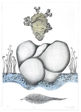 Lithographie Mercado - Origen