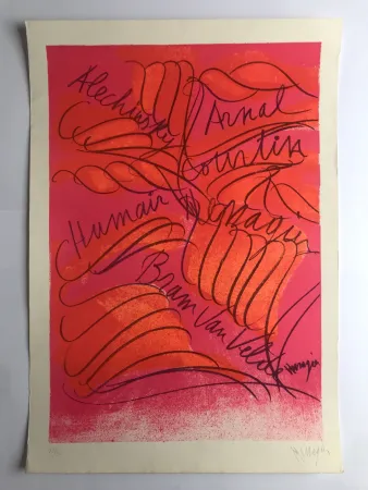 Lithographie Messagier - Alechinsky, Arnal, Courtin, Humair, Messagier, Bram Van Velde