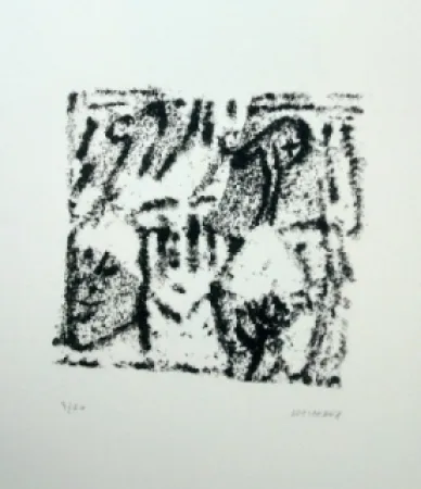 Lithographie Michaux - Composition 119