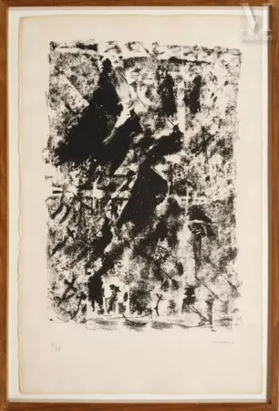 Lithographie Michaux - COMPOSITIONC105 