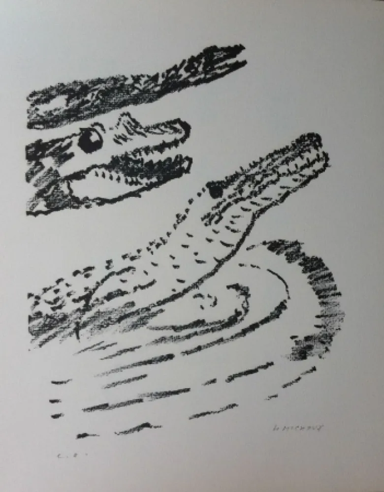 Lithographie Michaux - Par la voie des rythmes 153