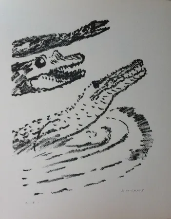 Lithographie Michaux - Par la voie des rythmes 153