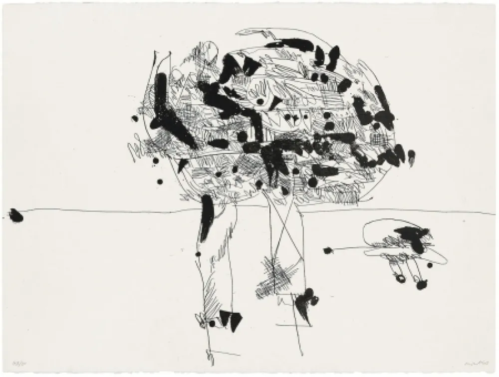 Aquatinte Millares - Antropofauna