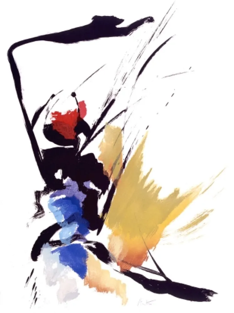 Aquatinte Miotte - Aux 4 vents