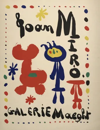 Lithographie Miró - Affiche Exposition (Galerie Maeght)