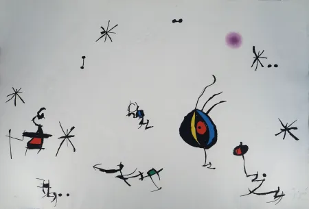 Gravure Miró - Barcelona Suite n°10