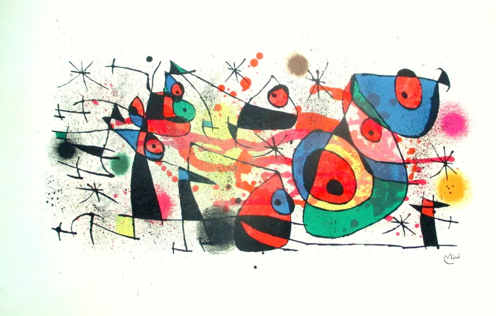 Lithographie Miró - Ceramiques