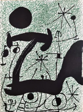 Lithographie Miró - Composition