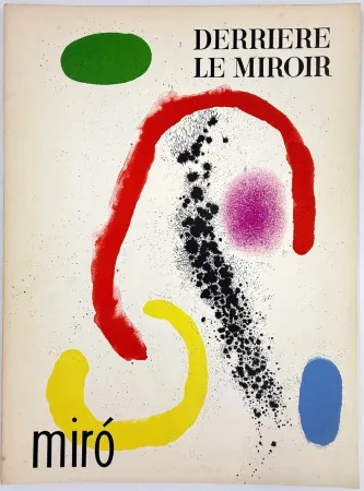 Livre Illustré Miró - DERRIÈRE LE MIROIR n° 125-126 . MIRO . 8 lithographies en couleurs (1961)