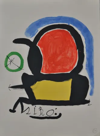 Lithographie Miró - El tapiz de Tarragona