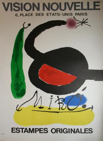 Lithographie Miró - ' Estampes Originales ' - Galerie Vision Nouvelle