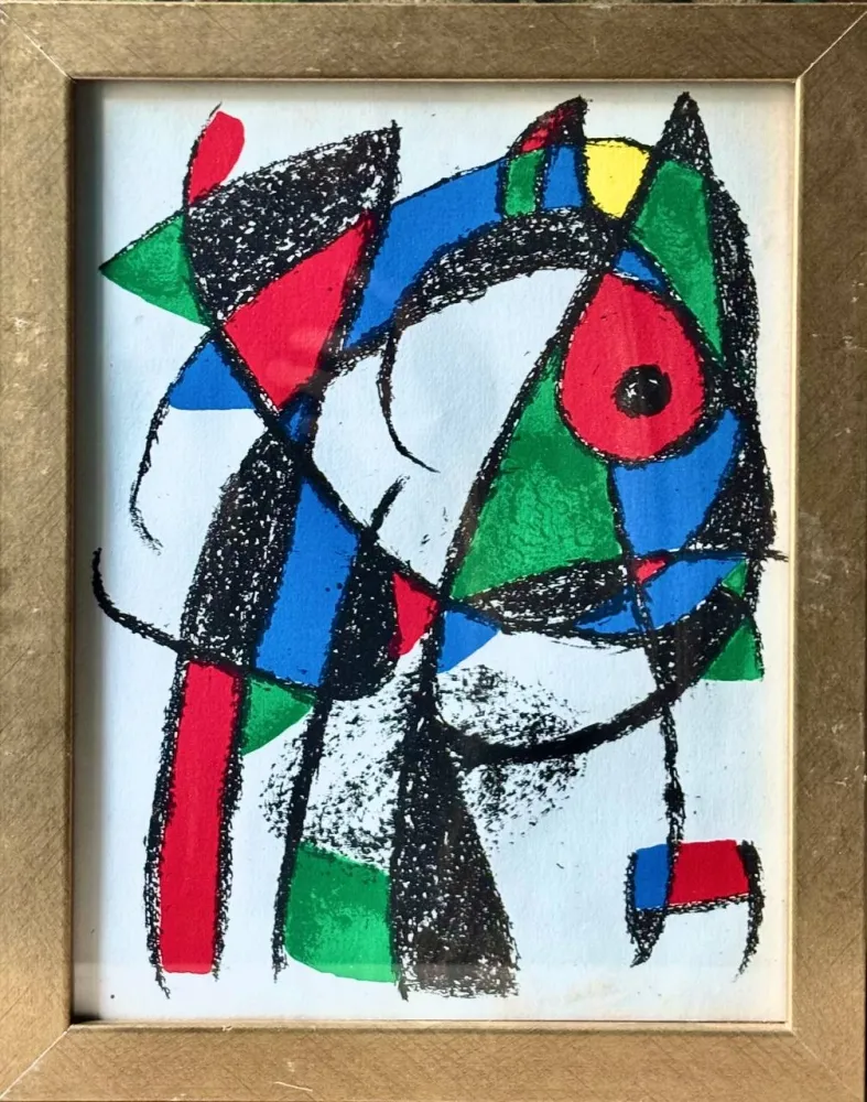 Lithographie Miró - Figure 1037