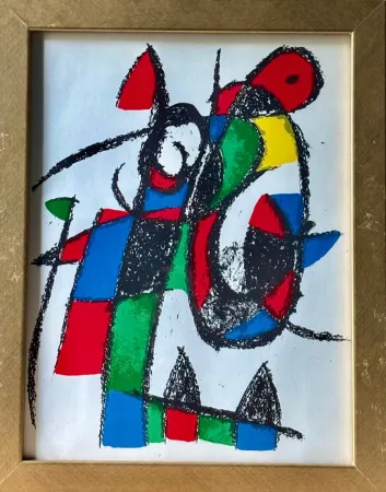 Lithographie Miró - Figure 1038