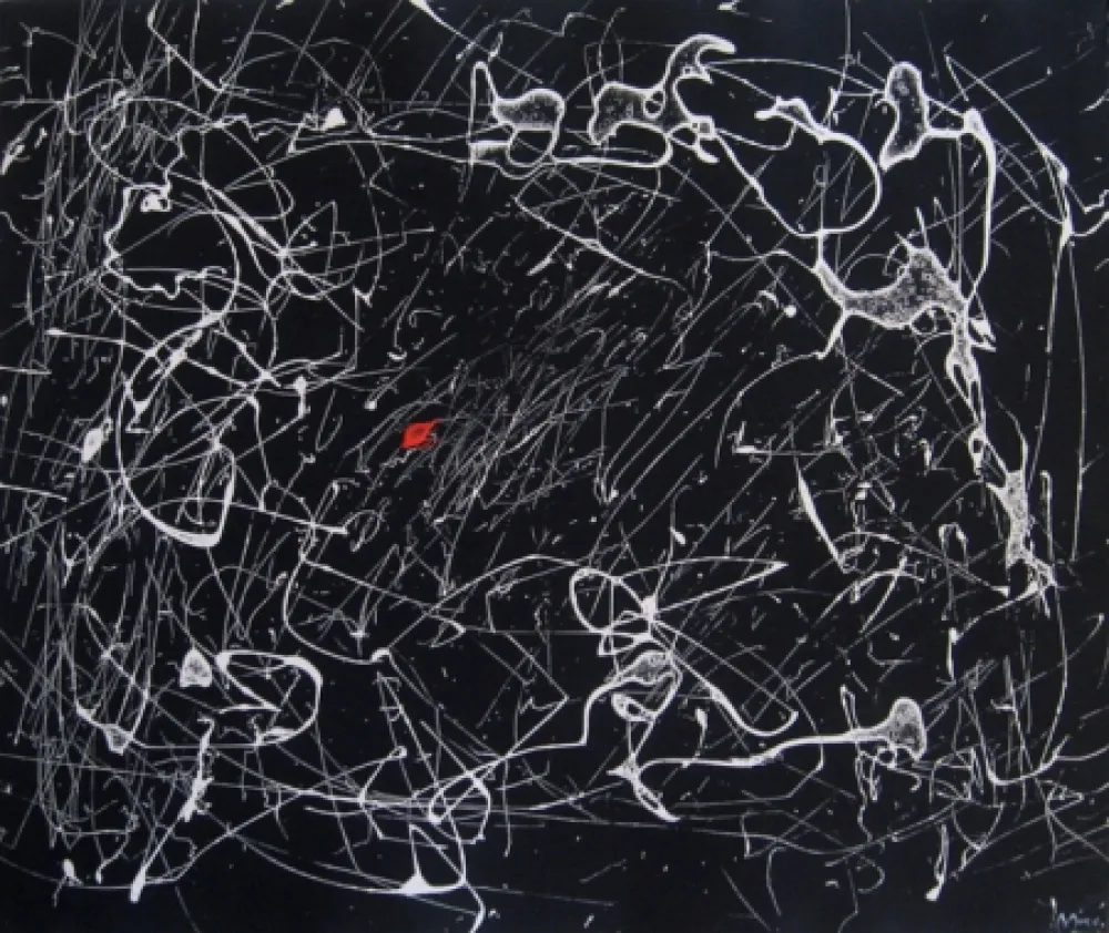 Gravure Miró - Fissures