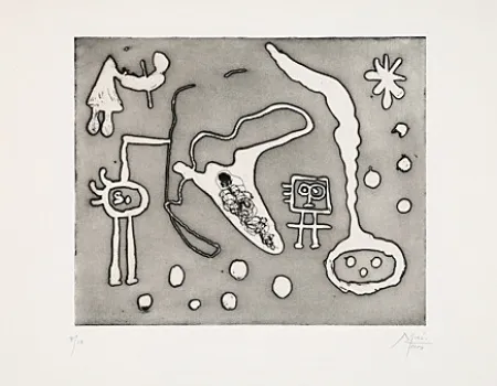 Eau-Forte Et Aquatinte Miró - From 