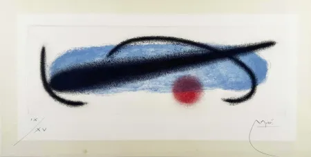 Eau-Forte Et Aquatinte Miró - Fusées 1 