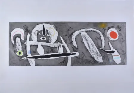 Eau-Forte Et Aquatinte Miró - Grand Vent 