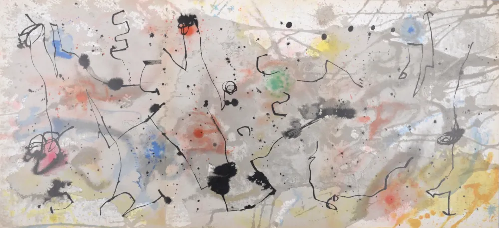 Lithographie Miró - Graphismes (A), 1961 - Triptych