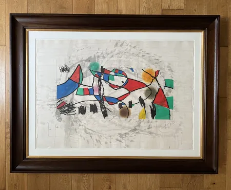 Eau-Forte Et Aquatinte Miró - Gravures pour une Exposition (Plate 1)