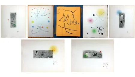 Livre Illustré Miró - HÉRACLITE D'ÉPHÈSE. Avec 12 gravures originale de Joan Miró (1965)