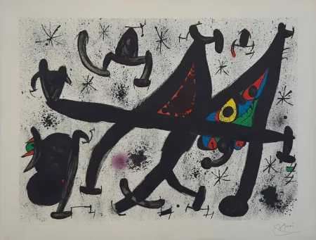 Lithographie Miró - Homenatge a Joan Prats 11