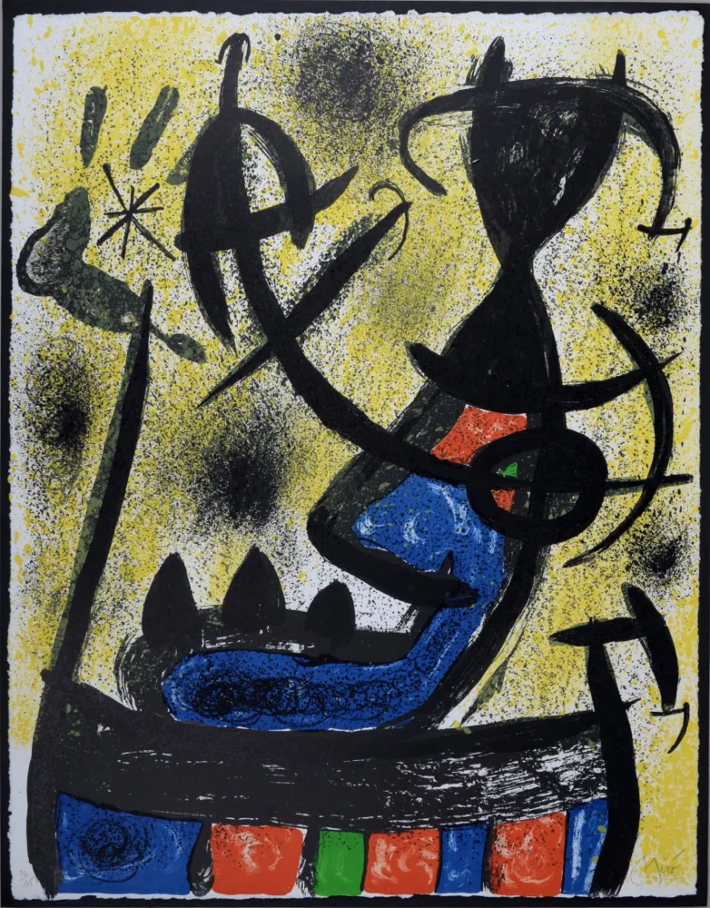 Lithographie Miró - Il Circulo de Piedra