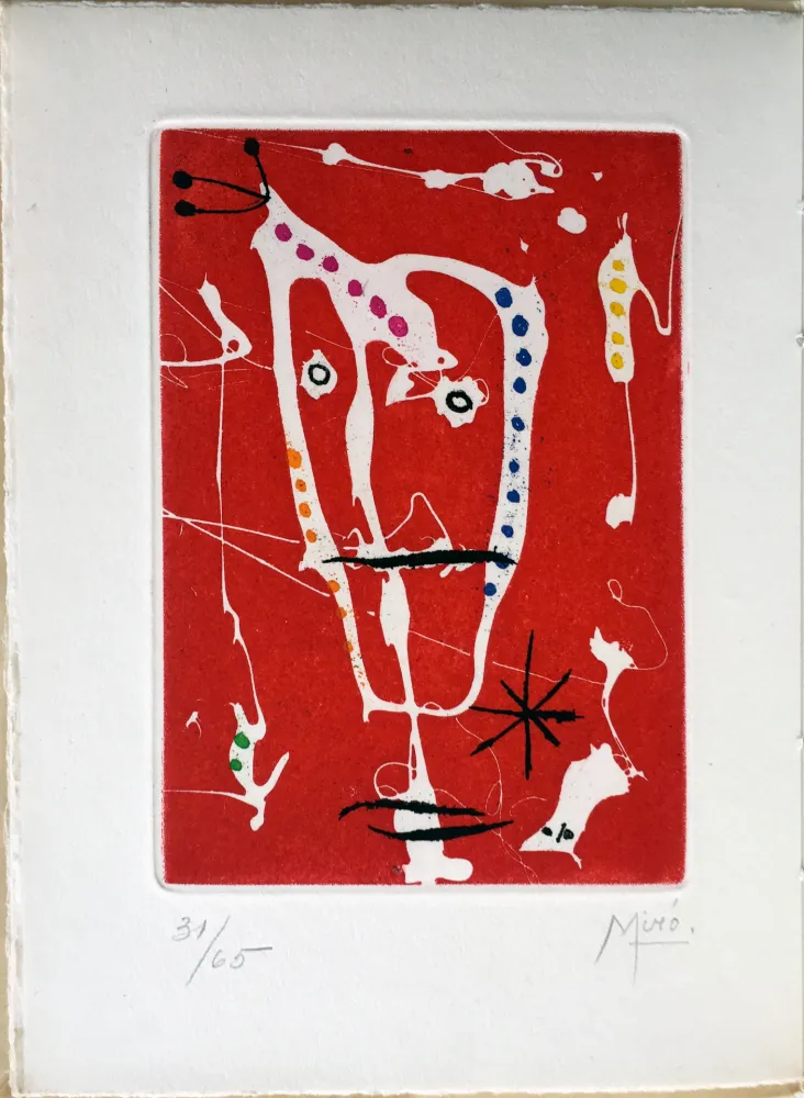 Livre Illustré Miró - Jacques Dupin : LES BRISANTS (1958).