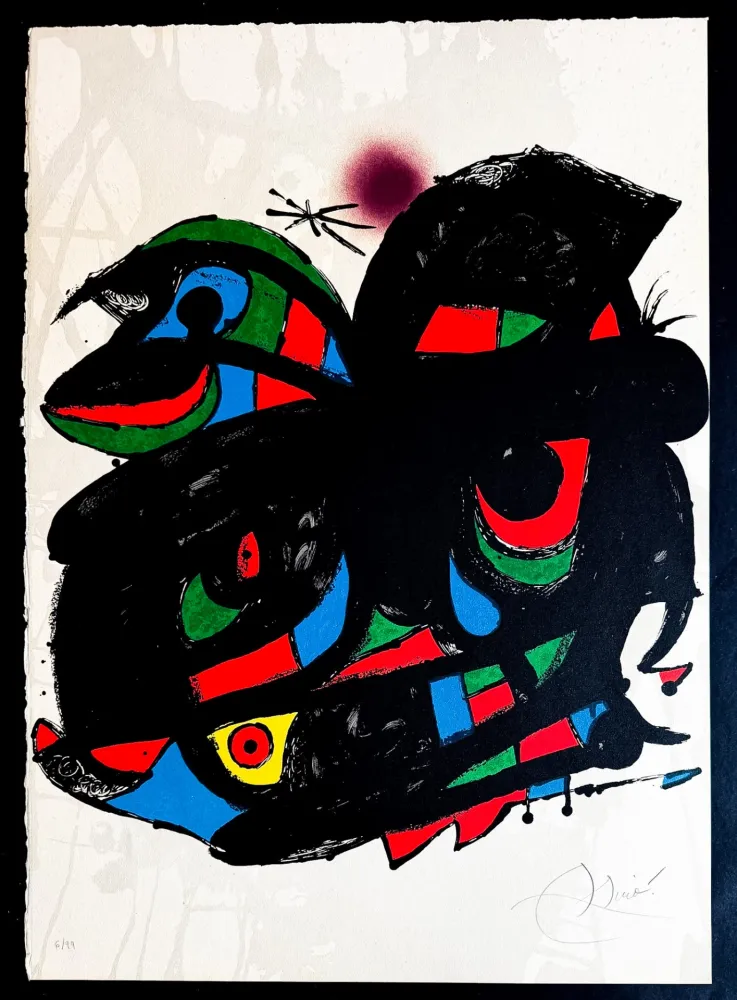 Lithographie Miró - Joan Miró (1893–1983) - FUNDACIÓ JOAN MIRÓ - Color lithograph on paper - 1976