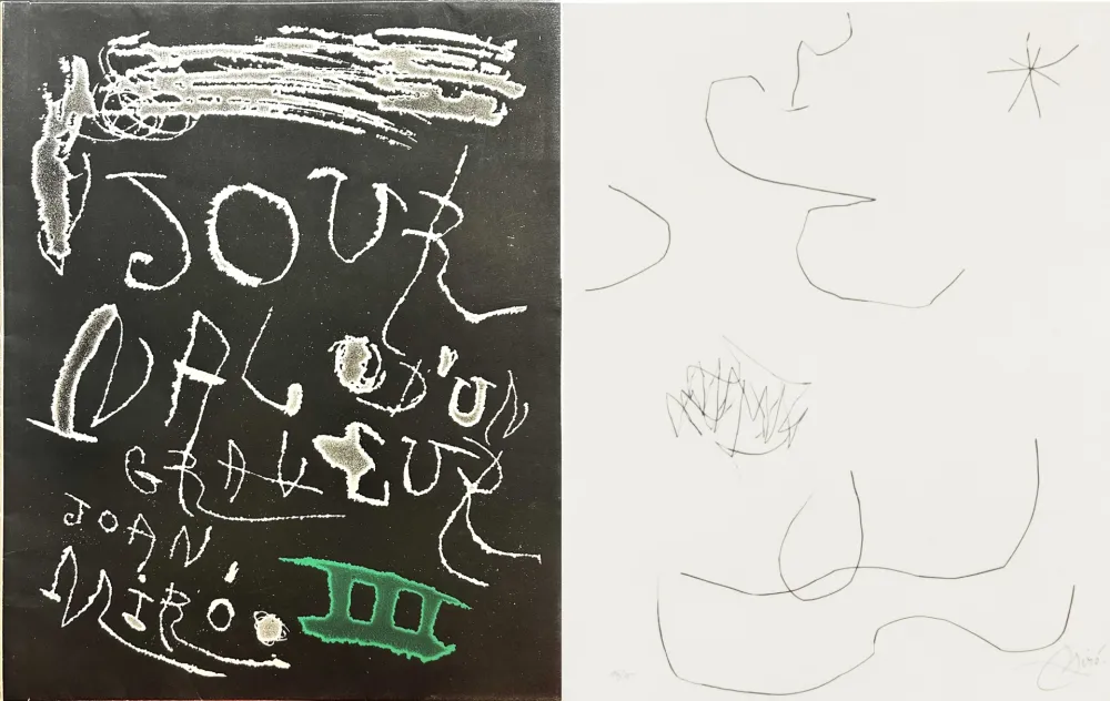 Eau-Forte Et Aquatinte Miró - Journal d'un Graveur (INCLUDE THE ORIGINAL FOULDER)