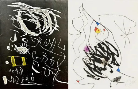 Eau-Forte Et Aquatinte Miró - Journal d'un Graveur (INCLUDE THE ORIGINAL FOULDER)