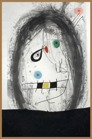 Carborundum Miró - “L’ Exile Noir”