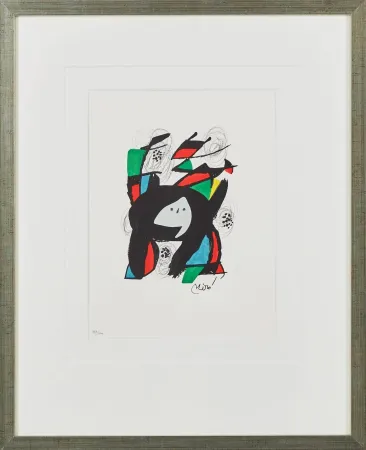 Lithographie Miró - La Mélodie Acide, Planche VIII