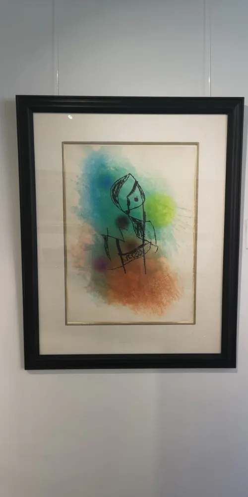 Eau-Forte Et Aquatinte Miró -  La Rainette 