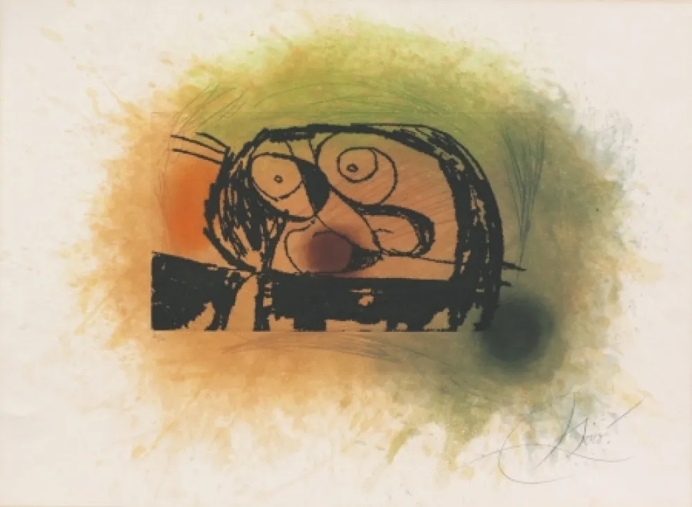 Eau-Forte Et Aquatinte Miró - Le Bousier