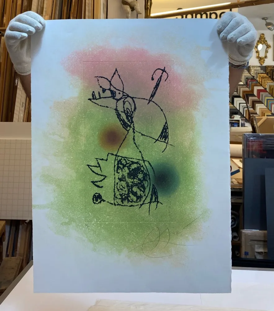 Eau-Forte Et Aquatinte Miró - Le criquet