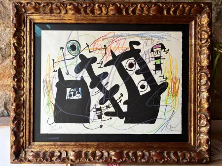 Aucune Technique Miró - Le lezard aux plumes d´or